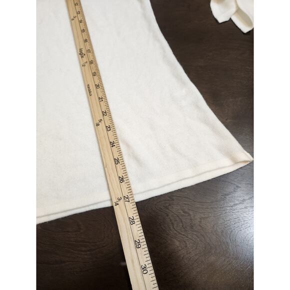 Roz & Ali Women's White Tie Bell Long‎ Sleeve Scoop Neck Sweater Size 3X NWT - Picture 8 of 8